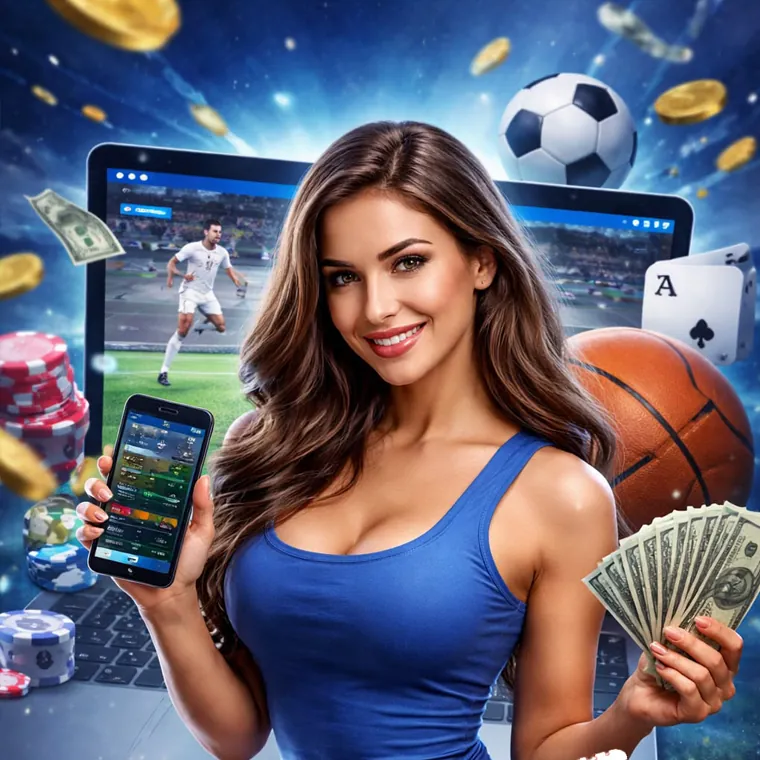 A visual metaphor for diversification and specialization in sports betting, with different sports icons and focused magnifying glasses, relevant to taya365 strategies.